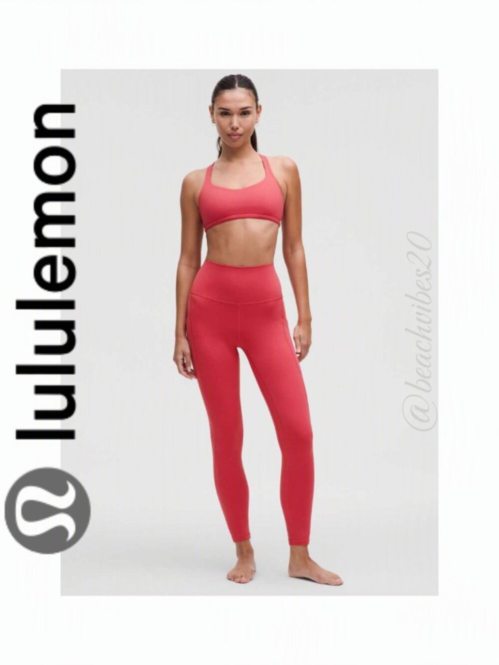 LULULEMON ATHLETICA Align High-Rise Pant with Pockets 25" Desert Red 6 LL-146B